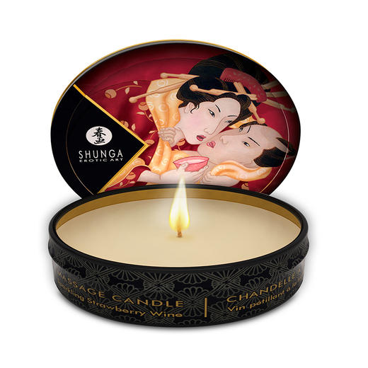 加拿大进口春画SHUNGA低温按摩香精油薰蜡烛全身按摩油低温蜡烛 商品图2