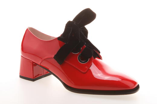 sheme 系带两面 百搭方头 深口单靴 商品图1