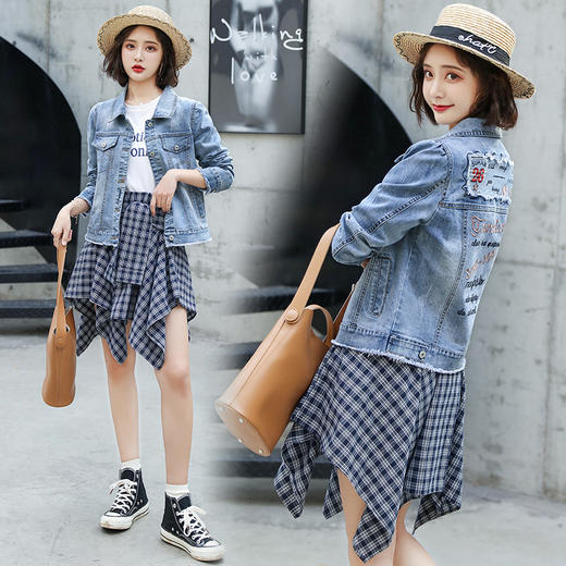 XP-CS931春季新款韩版修身上衣牛仔衣 商品图2