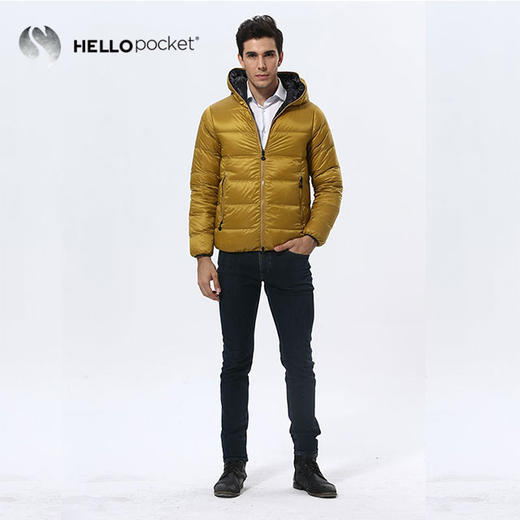 HPM023男士双面带帽850F鹅绒服 商品图2