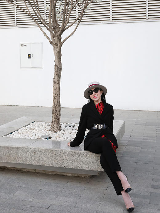 阿玛尼御用面料 MAXMARA款黑色西装外套 商品图2