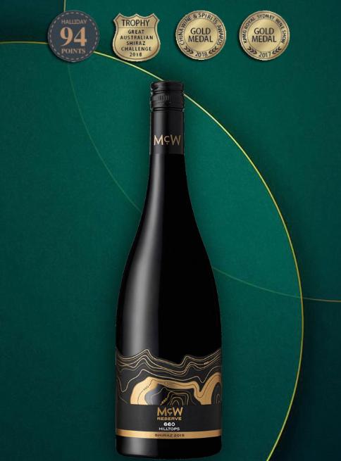 澳洲兰顿高分双红五星麦威廉660系列西拉干红酒葡萄酒