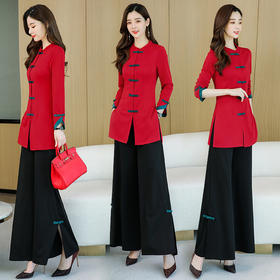 WZNH-HRYZ6977春季优雅时尚气质百搭收腰纯套装套裙