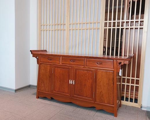 红桥红 家具严选  缅甸花梨(大果紫檀）  【176 三联厨】 商品图7