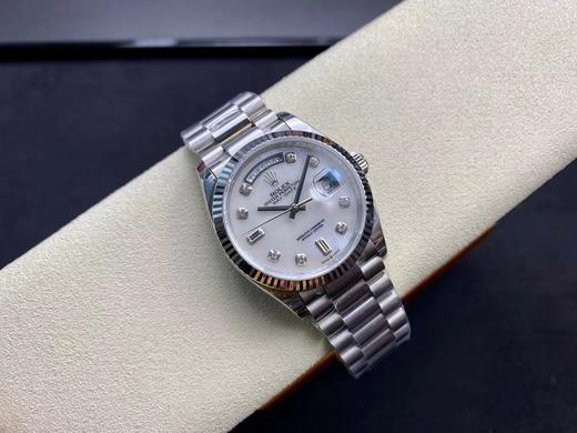 EW Factory最新力作V2升级版 劳力士Rolex星期日志型36终极版 搭载原版3255自动机械机芯128238系列腕表，36毫米直径，研发耗时16个月！原版1比1开模。重点升级了以下几个要点： 商品图13