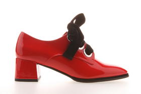 sheme 系带两面 百搭方头 深口单靴