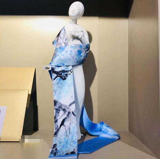 蔡超.飘带巾（天空蓝） 商品图0