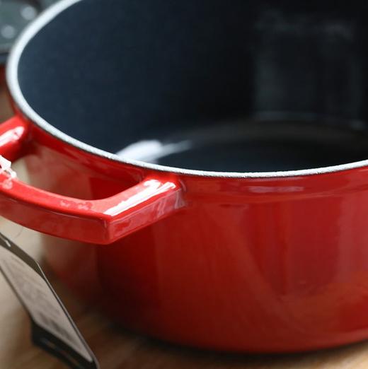 25德国cs铸铁珐琅汤锅炖锅煲汤锅不易粘锅少油烟 家庭电磁炉煤气灶