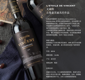 L'ETOILE DE VINCENT 文森特
