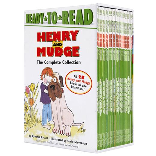 Henry and Mudge Ready to Read Level 2亨利和玛吉套装1-28盒装 英文原版绘本 儿童启蒙英语分级阅读 汪琣珽推荐二阶段英文版进口 商品图0
