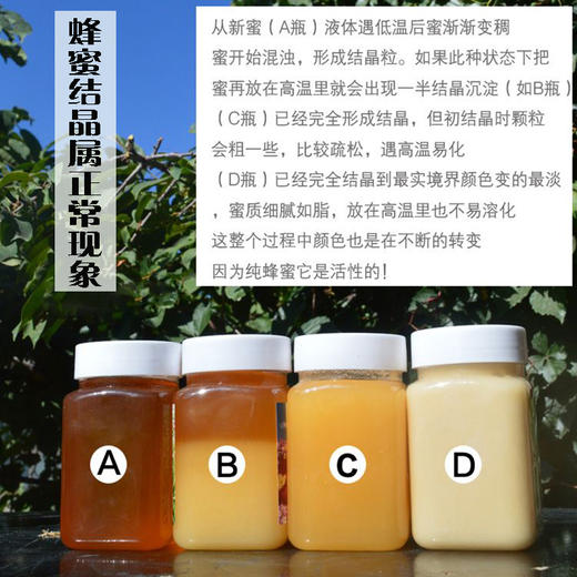 助农野山花蜂蜜，集百花之精华而采集的蜂蜜，清香甜润，香甜可口 商品图4