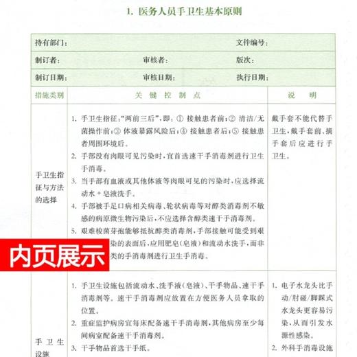 医院感染预防与控制标准操作规程  上海科技出版社 商品图2