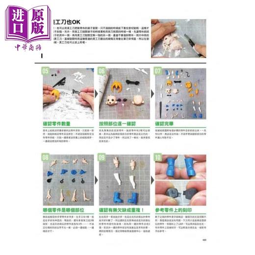 【中商原版】模型教科书：树脂模型组装及涂装篇 港台原版 藤田茂敏 台湾东贩 手作 商品图3