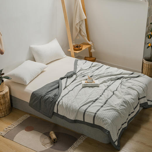 老米优品 / 无印代工厂直供 水洗棉夏被- 经典日式水洗棉夏被，夏季空调被！ 商品图3