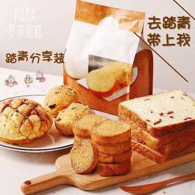 7.57折【踏青分享套餐】乳香片1袋+肉粉松小贝1盒+蔓越莓吐司1袋+咸菠萝1个