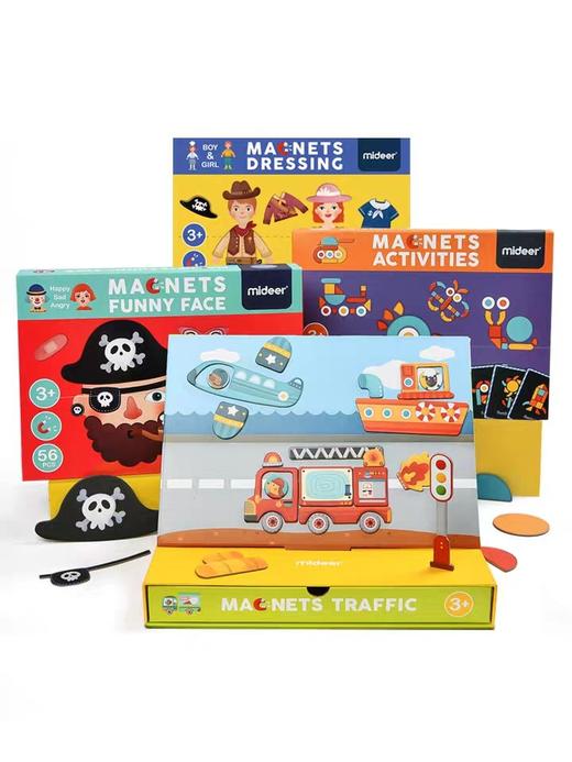 【品牌方直发】弥鹿Mideer磁力拼图玩具 商品图3