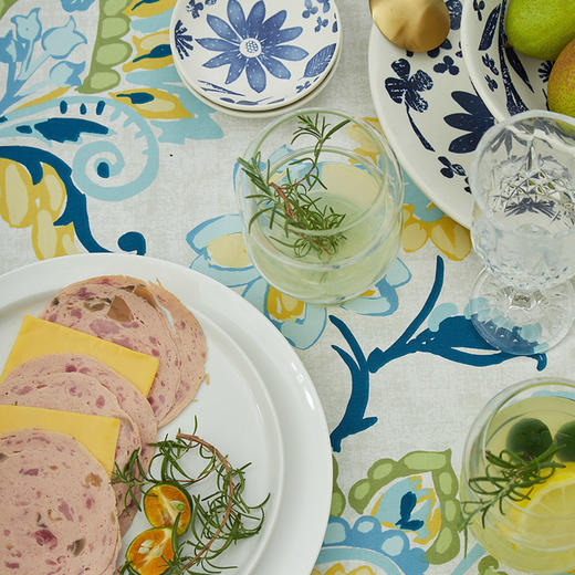 阳春小镇桌布欧式餐桌布长方形家用茶几桌布布艺棉布桌布书桌 商品图3