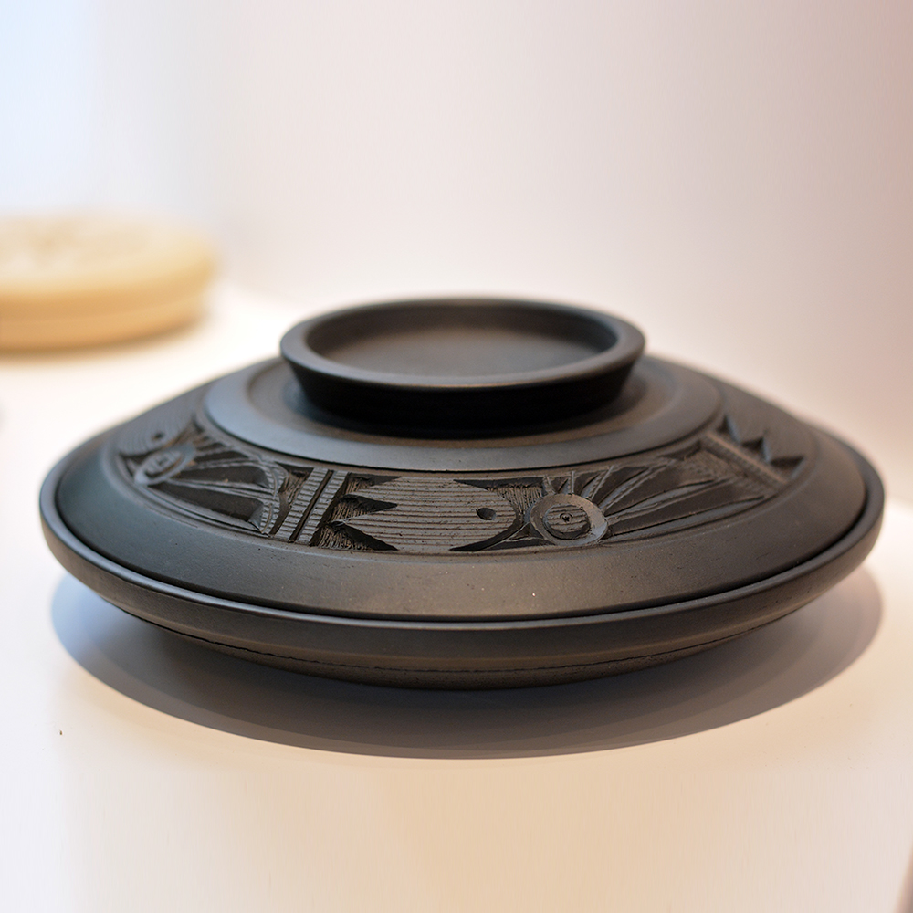 【黑陶茶盒】茶饼保护神，云南非物质文化遗产