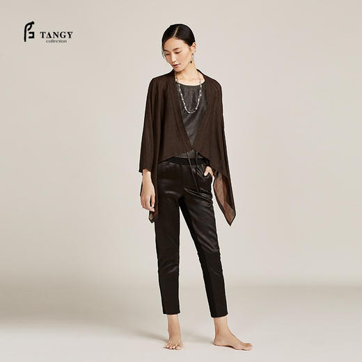 TANGY Collection天意弹力莨无袖上衣 商品图2