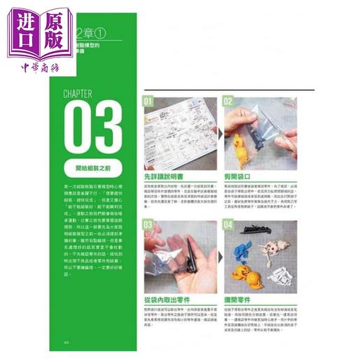 【中商原版】模型教科书：树脂模型组装及涂装篇 港台原版 藤田茂敏 台湾东贩 手作 商品图2