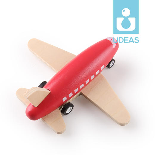 UDEAS品牌木制玩具-回力飞机、拼装回力动物 商品图0