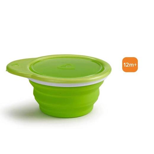 munchkin麦肯齐满趣健折叠碗儿童餐具防摔