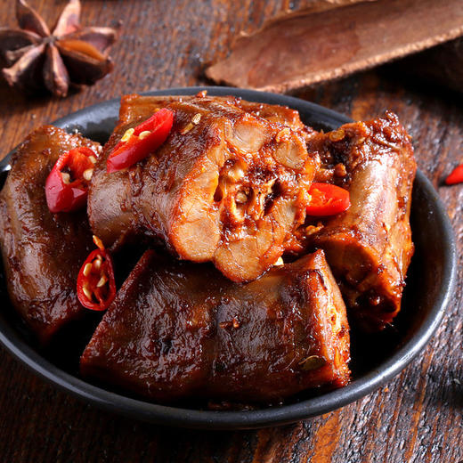 卤味食堂百草味鸭脖子甜辣味170g鸭肉特产零食食品小吃亚布力生鲜熟食