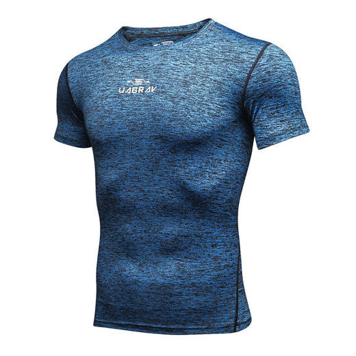 【足球服篮球运动衫】夏季户外速干t恤衣短袖男紧身衣运动服饰健身衣背心 商品图8