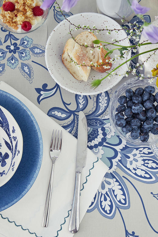 阳春小镇桌布欧式餐桌布长方形家用茶几桌布布艺棉布桌布书桌 商品图3