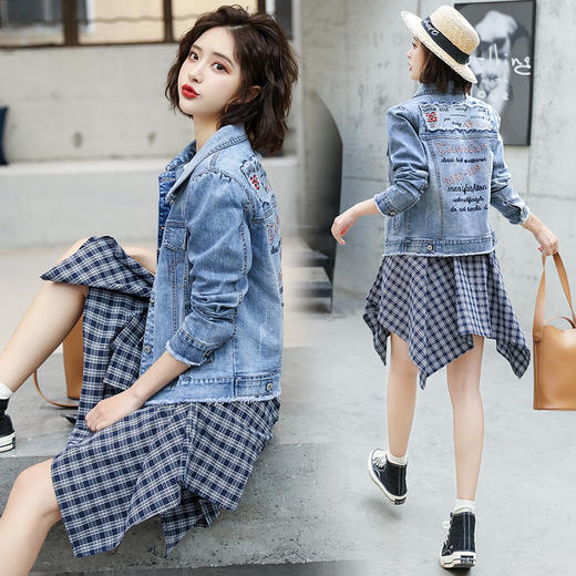 XP-CS931春季新款韩版修身上衣牛仔衣 商品图3