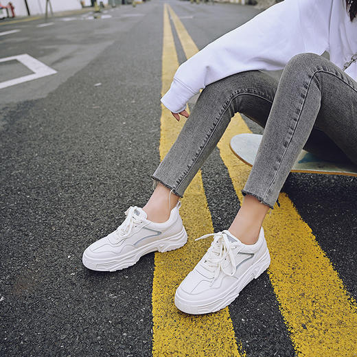 safiya索菲娅百搭青春休闲小白鞋2020热销SF03112404 商品图1