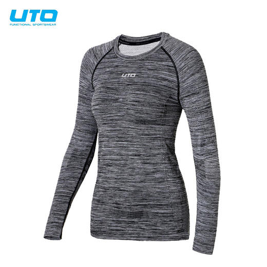 【珠峰实测！】UTO悠途丙纶单导不染色速干排汗功能内衣套装（男女款） 商品图4