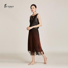 TANGY Collection天意弹力莨无袖上衣