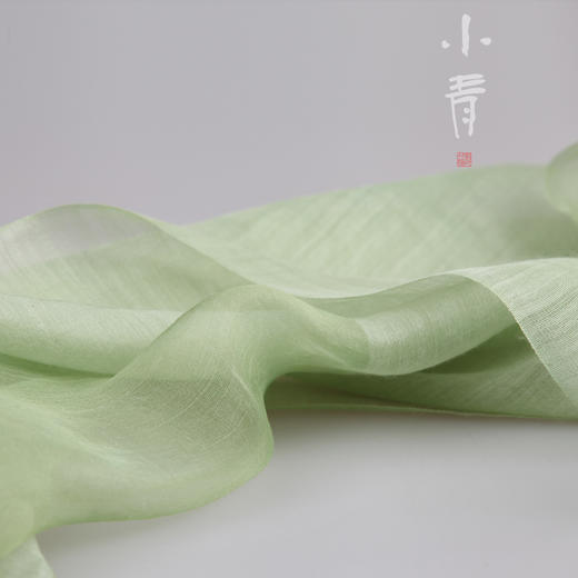 竹染丝巾——真丝羊毛 商品图1