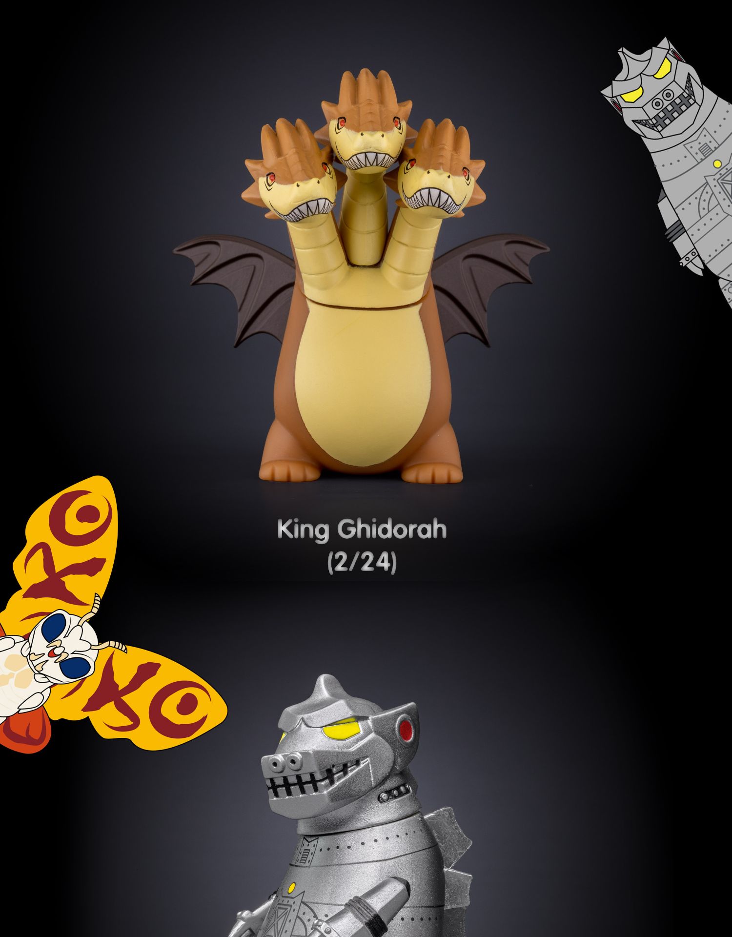 kidrobot哥斯拉盲盒godzillaminiseries