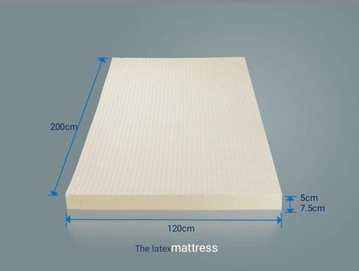 【全新升级】嘉莉娅乳胶床垫 斯里兰卡原产地现采现加工 天ran乳胶含量92~95% 邓禄普工艺人体工学柔软弹性型设计 尺寸误差1cm左右 商品图7