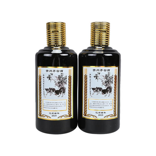 贵州茅台酒 （猪年）生肖茅台纪念酒375ml*2礼盒装 商品图3