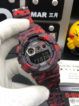 卡西欧🔥热卖款GD-120
卡西欧G-SHOCK--经典防震表盘设计配合冲击视觉的强烈色彩！