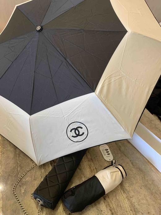 模特拍照道具全新小香山茶花气质优雅全自动雨伞遮阳伞