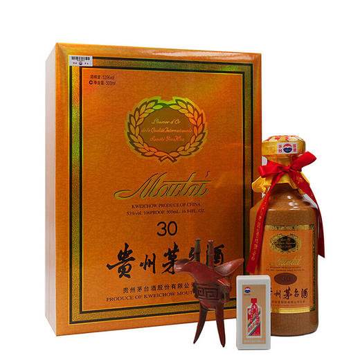 贵州茅台酒 茅台三十年500ml 53度酱香型白酒 商品图3
