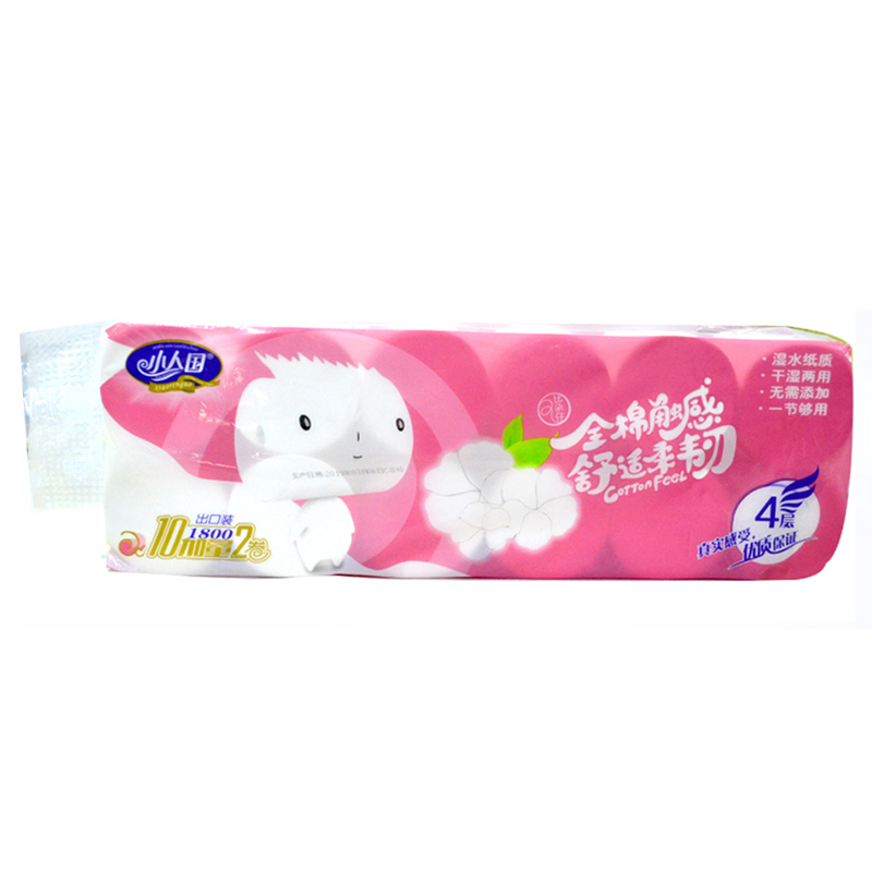小人国比朵仔卫生纸12卷1800g