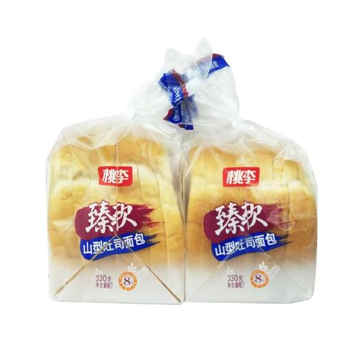 桃李臻软山型吐司面包330g袋