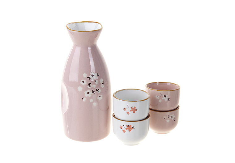 韩国BUTTER黄油 日式樱花清酒壶套装 酒具 项目编号1710383252JPY带授权招加盟代理