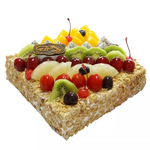 【次日达】方形水果奶油蛋糕