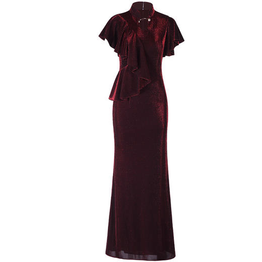 DLQ-L6413收腰显瘦气质复古贵妇人高端洋气裙子 商品图4