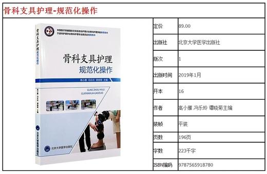 骨科支具护理规范化操作 商品图2