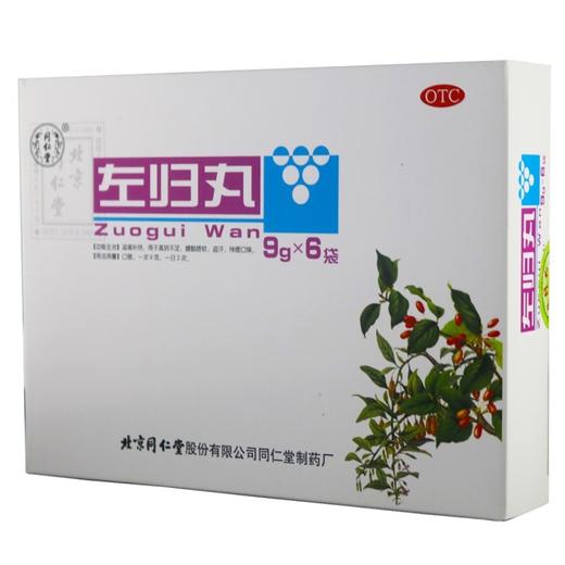 同仁堂,左归丸【9g*6袋】北京同仁堂 商品图3