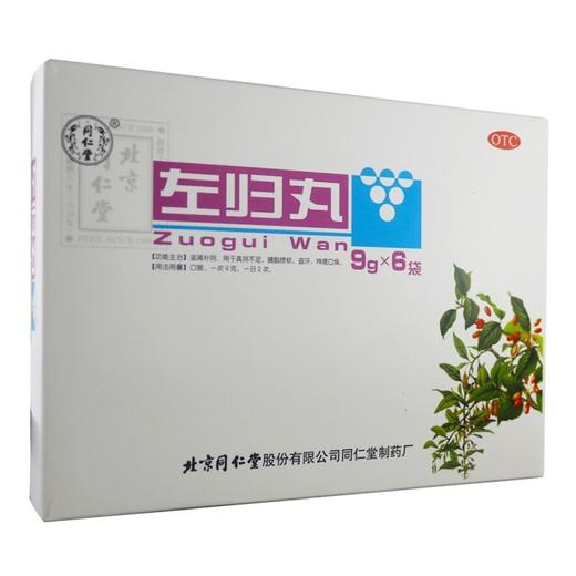 同仁堂,左归丸【9g*6袋】北京同仁堂 商品图2