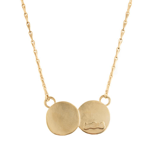 北京仓｜Mikaela Lyons-Lioness double-狮子和花朵 硬币 项链［英国设计师］ 商品图3