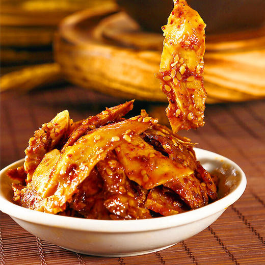 【莫高雷的微风】韩式风味牛板筋250g  麻辣咸香 口感Q弹 东北特产 延边美味 辣味十足 自拌牛板筋 无防腐剂 商品图1